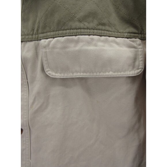 VINTAGE Cabelas Shirt Large Heavyweight Field Hunting Shooting 90s * - Picture 6 of 14